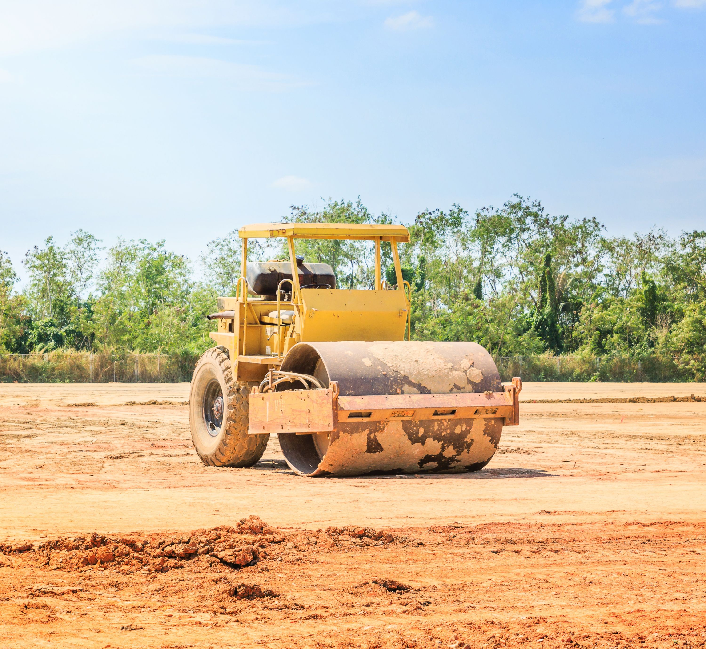 Soil Compaction Smooth Drum